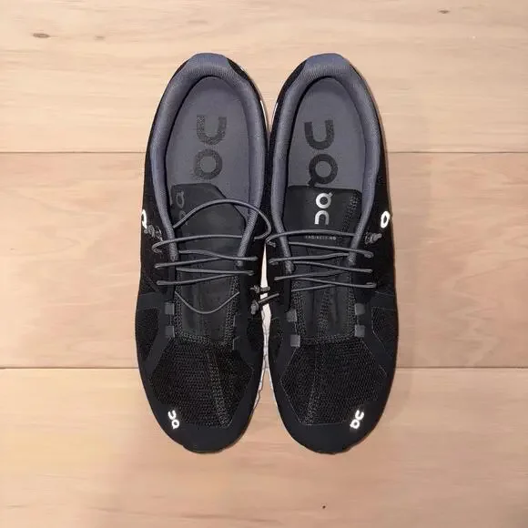 On Cloud 5 Mens Size 10 Black Running Walking Athletic Sneakers Lightweight - Picture 4 of 8